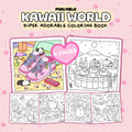 Kawaii World Combo 1 • Digital Coloring Pages